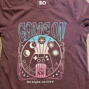 SO Purple Short Sleeve Tee Game On